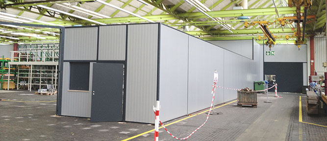 Becker Innenausbau: Sandwich Panel-W&auml;nde